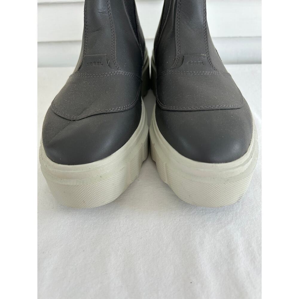 Sorel Caribou X Waterproof Platform Chelsea‎ Black Women's Boot Sz 10.5 - Picture 6 of 13
